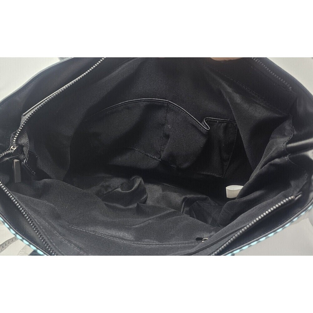 Sto-etic Faux Leather Grab N Go Floral Tote Laptop Diaper Bag - Picture 8 of 14
